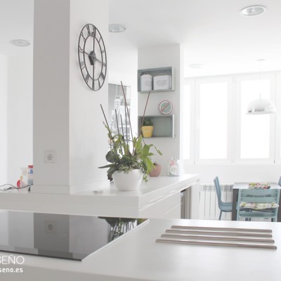 Cocina. Reforma integral de vivienda en Madrid by R de Room