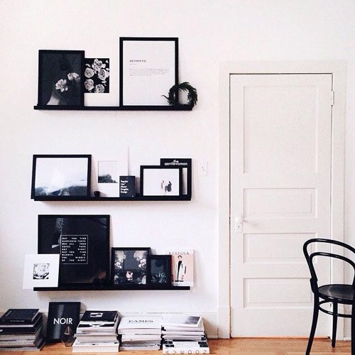 Decoración con toques de negro. Interiorismo y Decoración Madrid R de Room