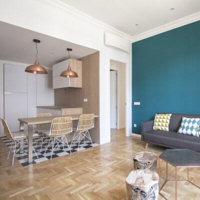 R DE ROOM-proyecto de reforma e interiorismo en vivienda en Carrera de San Jerónimo.