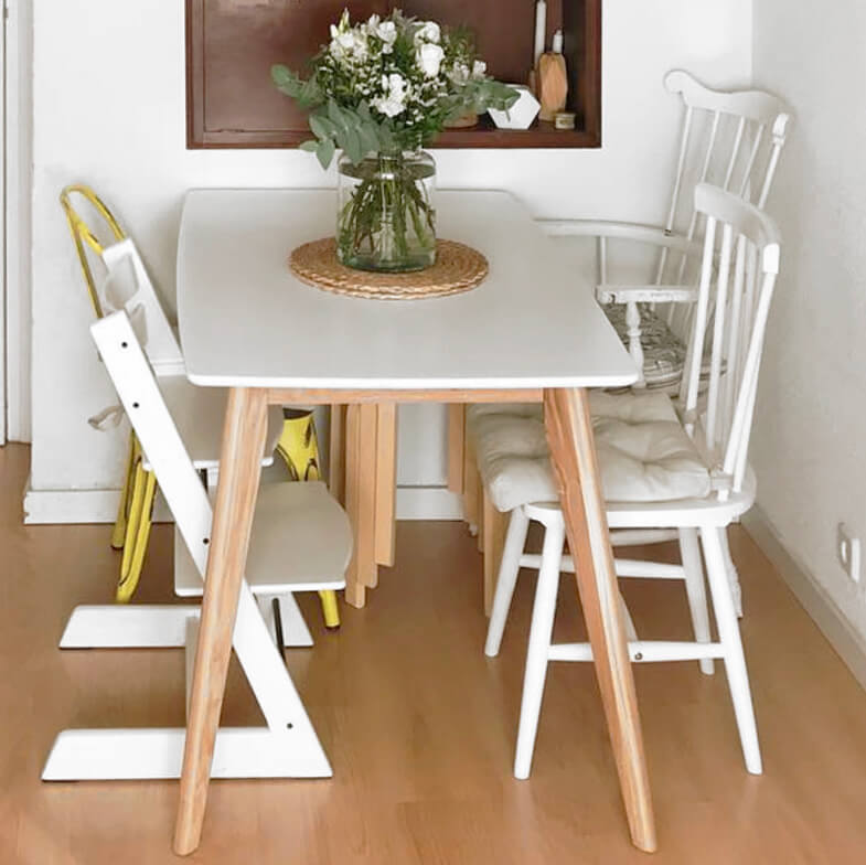 ¿Cómo elegir bien una mesa de comedor? Modelo rectangular compacta fija UNN.