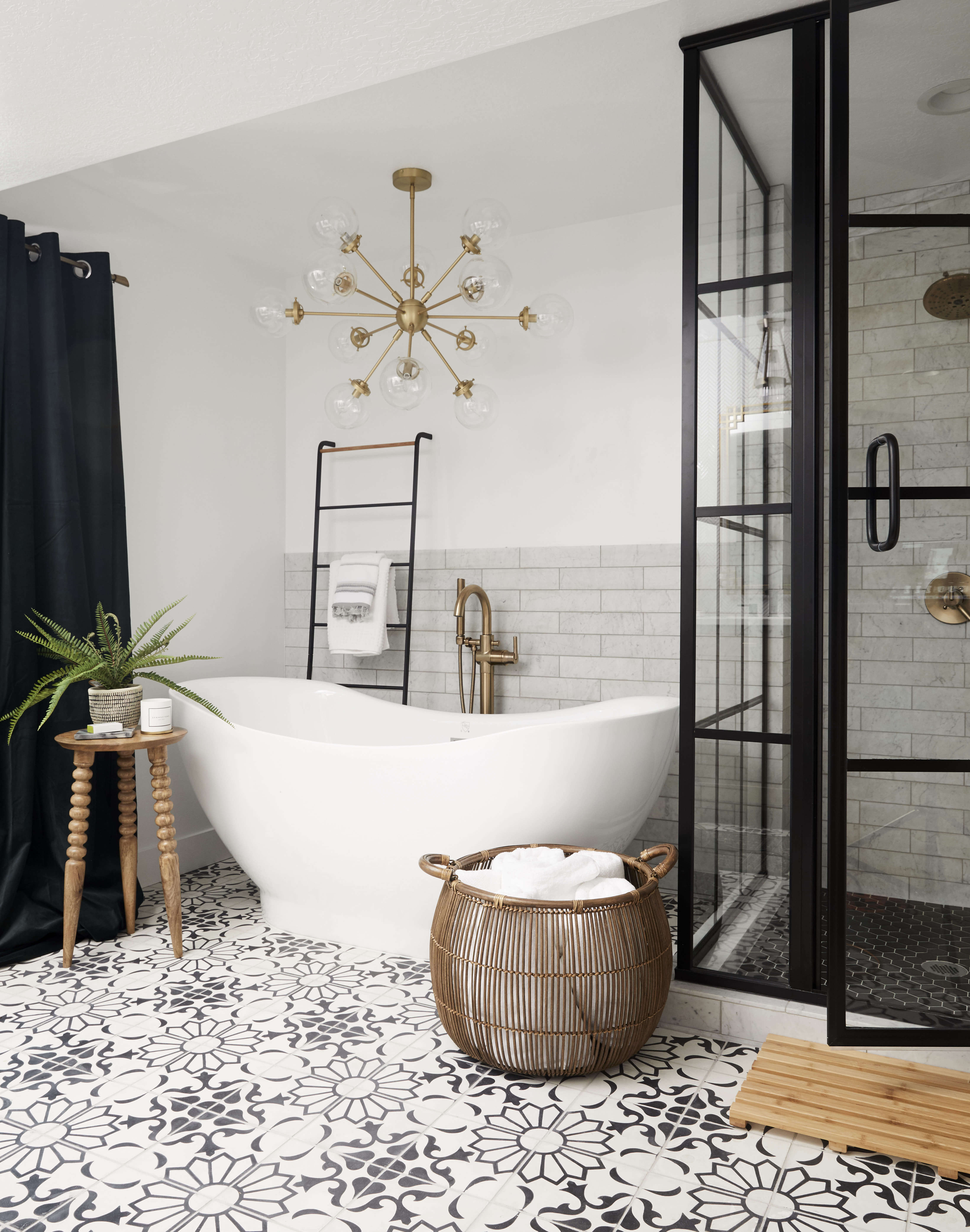 Tendencias en baños en 2019. Baños open concept integrados en las habitaciones.