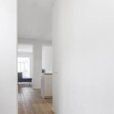 Proyecto de reforma en Chamberí (Madrid) de R de Room. Recibidor.