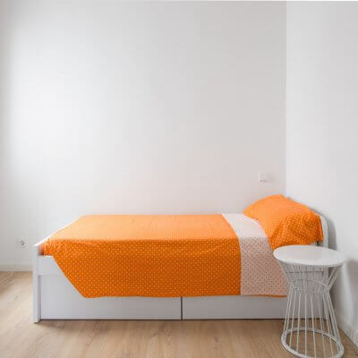 Proyecto de reforma en Chamberí (Madrid) de R de Room. Segundo dormitorio.