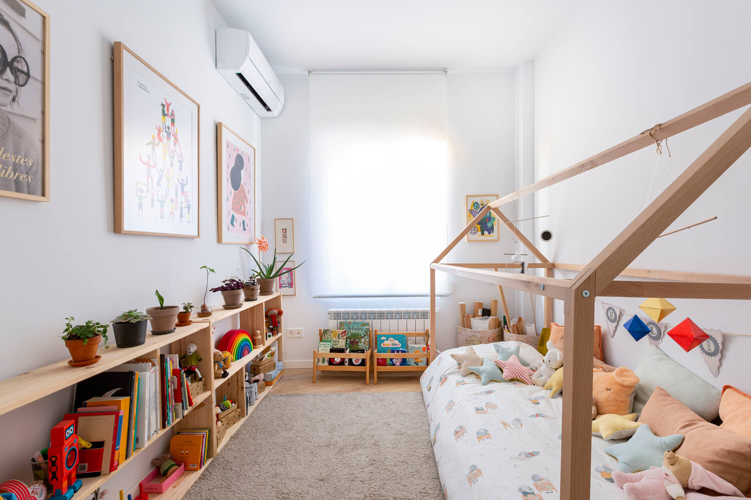Dormitorio infantil Montessori. Proyecto de R de Room.